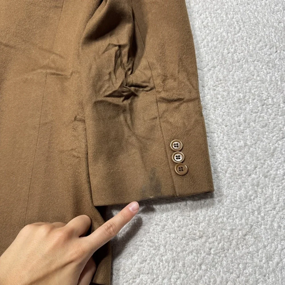 Loro Piana Metropolitan View Blazer Men 44 Brown 100% Cashmere Sport Coat Jacket